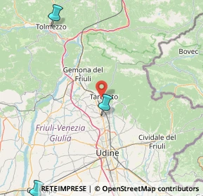 Mappa Via G. Pascoli, 33017 Tarcento UD, Italia (50.60727)