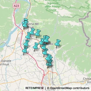 Mappa Via Sottonogaria, 33017 Tarcento UD, Italia (5.7905)