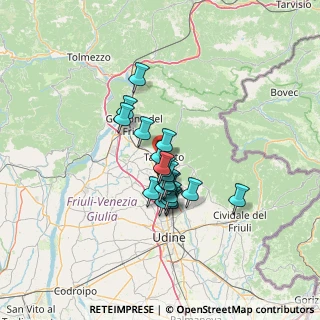 Mappa Via Sottonogaria, 33017 Tarcento UD, Italia (9.29158)