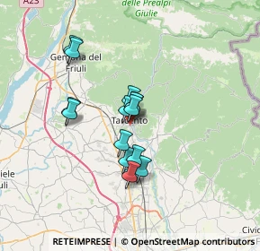 Mappa SR 356, 33017 Tarcento UD (5.086)
