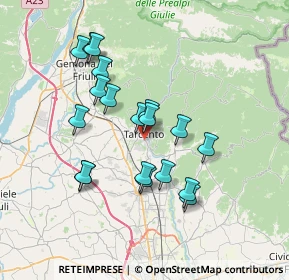 Mappa SR 356, 33017 Tarcento UD (6.40526)