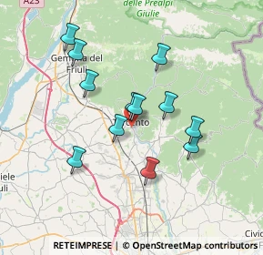 Mappa SR 356, 33017 Tarcento UD (6.1075)