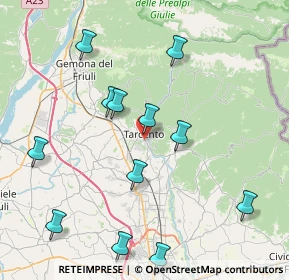 Mappa SR 356, 33017 Tarcento UD (8.7425)