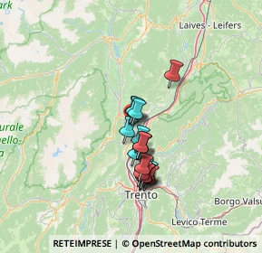 Mappa Via Alcide De Gasperi, 38017 Mezzolombardo TN, Italia (9.77056)