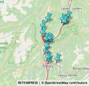 Mappa Via Alcide De Gasperi, 38017 Mezzolombardo TN, Italia (11.54625)