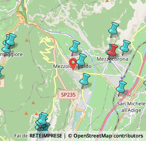 Mappa Via Alcide De Gasperi, 38017 Mezzolombardo TN, Italia (2.992)