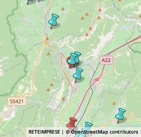 Mappa Via Alcide De Gasperi, 38017 Mezzolombardo TN, Italia (5.7725)