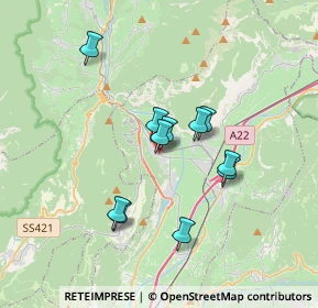 Mappa Via Alcide De Gasperi, 38017 Mezzolombardo TN, Italia (2.78545)