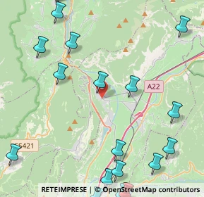 Mappa Via Alcide De Gasperi, 38017 Mezzolombardo TN, Italia (6.2635)