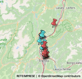 Mappa Via Carlo Devigili, 38017 Mezzolombardo TN, Italia (9.76056)