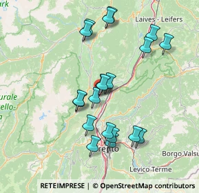 Mappa Via Carlo Devigili, 38017 Mezzolombardo TN, Italia (14.0965)