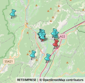 Mappa Via Carlo Devigili, 38017 Mezzolombardo TN, Italia (2.19545)