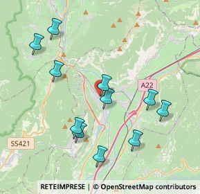 Mappa Via Carlo Devigili, 38017 Mezzolombardo TN, Italia (3.94455)