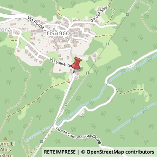 Mappa Via Valdestali, 1, 33080 Frisanco, Pordenone (Friuli-Venezia Giulia)