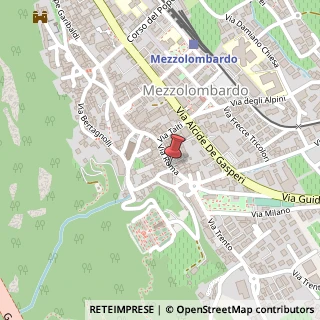 Mappa Via Roma, 81, 38017 Mezzolombardo, Trento (Trentino-Alto Adige)