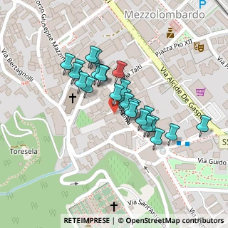Mappa Via Roma, 38017 Mezzolombardo TN, Italia (0.07308)