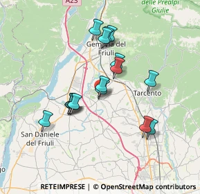 Mappa Via Cevedal, 33030 Buja UD, Italia (6.0725)