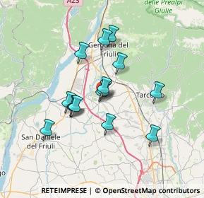Mappa Via Cevedal, 33030 Buja UD, Italia (5.54733)