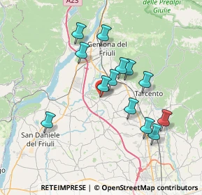 Mappa Via Cevedal, 33030 Buja UD, Italia (6.47692)