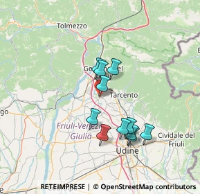 Mappa Via Cevedal, 33030 Buja UD, Italia (11.49455)