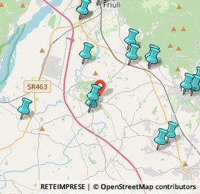 Mappa Via Cevedal, 33030 Buja UD, Italia (5.451)