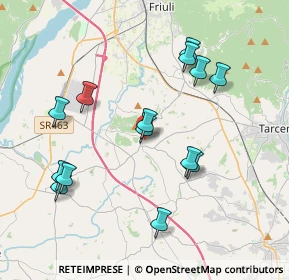 Mappa Via Cevedal, 33030 Buja UD, Italia (3.81286)