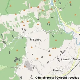 Mappa Frisanco