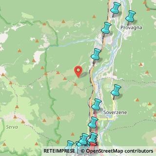 Mappa Sentiero 515, 32013 Longarone BL, Italia (3.645)