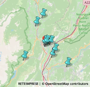 Mappa Via Molini, 38017 Mezzolombardo TN, Italia (4.61364)