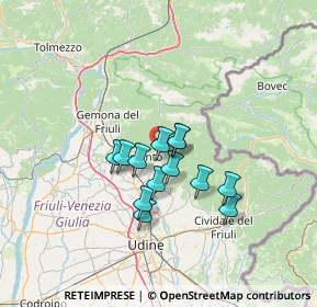 Mappa Via S. Sebastiano, 33045 Nimis UD, Italia (9.59692)