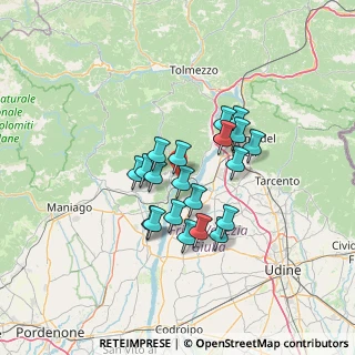 Mappa Via Garlatti Moro, 33030 Forgaria Nel Friuli UD, Italia (10.2585)