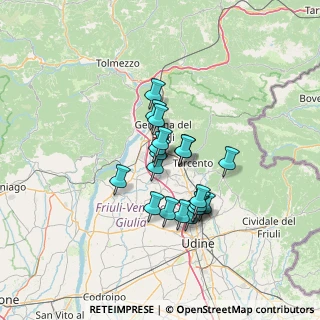 Mappa Via Codesio, 33030 Buja UD, Italia (10.098)