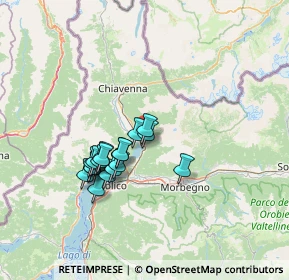 Mappa Via Gioacchino Rossini, 23025 Novate Mezzola SO, Italia (11.255)