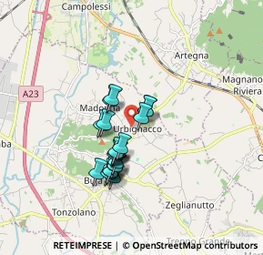 Mappa Via Santa Caterina, 33030 Buja UD, Italia (1.2475)