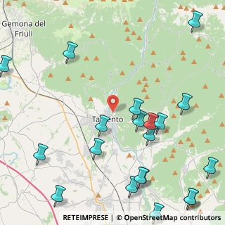 Mappa Via Arturo Malignani, 33017 Tarcento UD, Italia (5.9205)