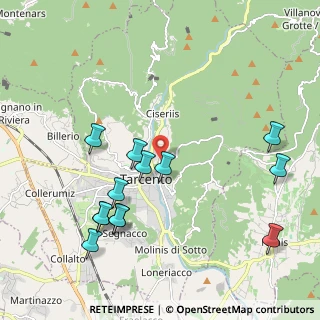 Mappa Via Arturo Malignani, 33017 Tarcento UD, Italia (2.21154)