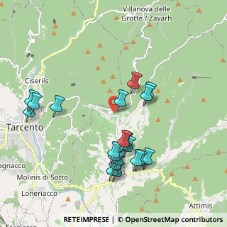Mappa Via Ramandolo, 33045 Nimis UD, Italia (2.0225)