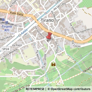 Mappa Via Santa Maria, 3, 23037 Tirano, Sondrio (Lombardia)