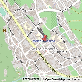 Mappa Via Alessandro Manzoni, 1, 38017 Mezzolombardo, Trento (Trentino-Alto Adige)