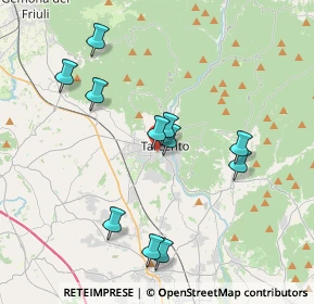 Mappa Via Bortolo Lucano, 33017 Tarcento UD, Italia (3.65)