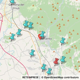 Mappa Viale della Stazione, 33017 Tarcento UD, Italia (5.37333)