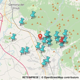 Mappa Viale della Stazione, 33017 Tarcento UD, Italia (3.766)