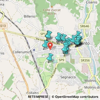 Mappa Viale della Stazione, 33017 Tarcento UD, Italia (0.754)