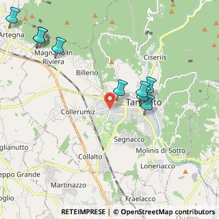 Mappa Viale della Stazione, 33017 Tarcento UD, Italia (2.75)