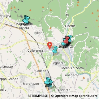 Mappa Viale della Stazione, 33017 Tarcento UD, Italia (2.0025)