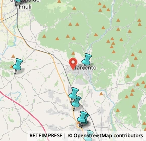 Mappa Viale della Stazione, 33017 Tarcento UD, Italia (6.3975)