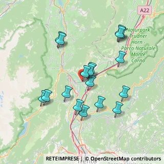 Mappa Via Fornai, 38016 Mezzocorona TN, Italia (7.19)