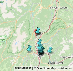 Mappa Via Francesco Filos, 38017 Mezzolombardo TN, Italia (12.96375)