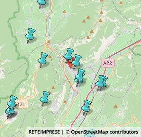 Mappa Via Francesco Filos, 38017 Mezzolombardo TN, Italia (5.8055)