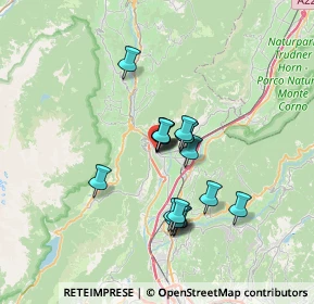 Mappa Via Francesco Filos, 38017 Mezzolombardo TN, Italia (5.02176)